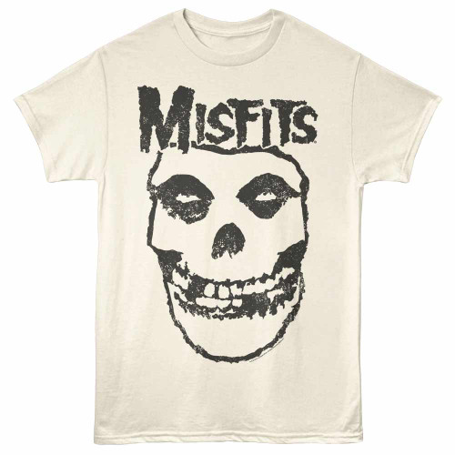 Misfits Skull Inverted Natural T-Shirt