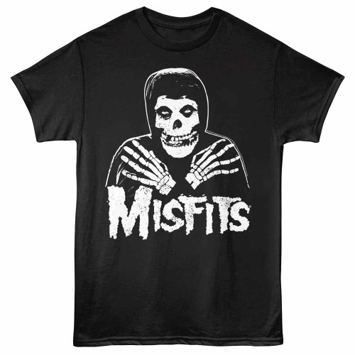 Misfits Skull Crossed Arms Black T-Shirt