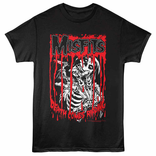 Misfits Death Comes Ripping Black T-Shirt