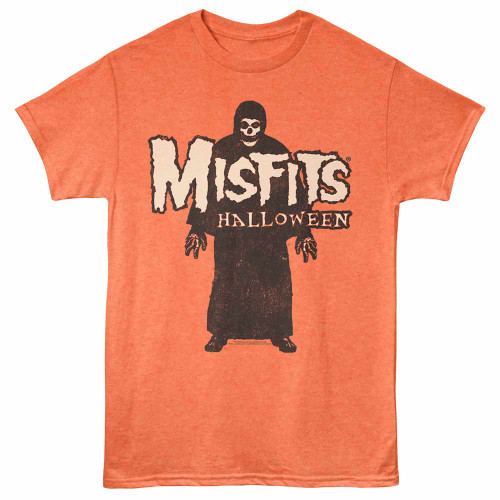 Misfits Halloween Bright Orange Heather T-Shirt