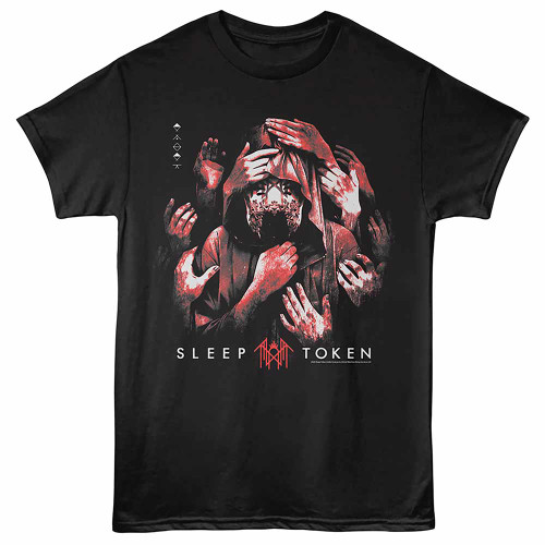Sleep Token Grabbing Hands Black T-Shirt