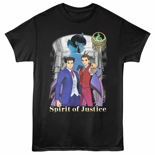 Ace Attorney Spirit Of Justice Black T-Shirt