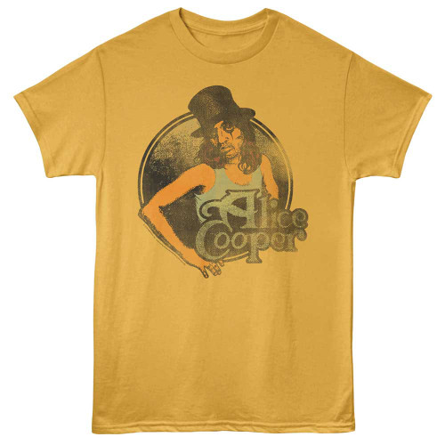 Alice Cooper Vintage Tophat Ginger T-Shirt