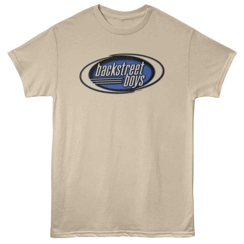 Backstreet Boys Oval Logo Sand T-Shirt