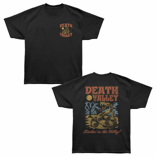 National Parks Rattlesnake Sizzlin Valley Black Bronx Oversized T-Shirt