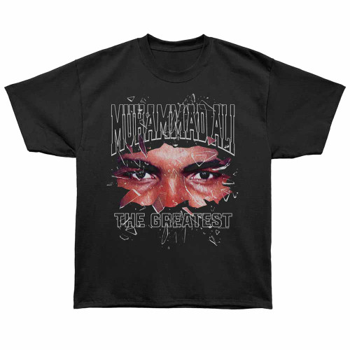 Muhammad Ali Shattered Glass Black Bronx Oversized T-Shirt