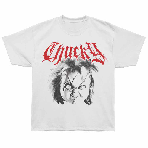Chucky Child's Play Head White Bronx Oversized T-Shirt