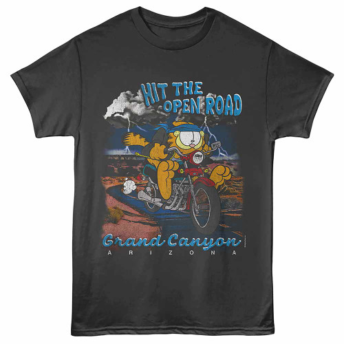 Garfield Open Road Grand Canyon Smoke T-Shirt