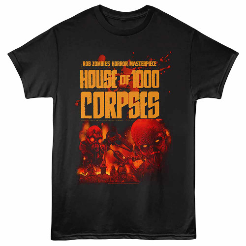 House of 1000 Corpses Masterpiece Black T-Shirt