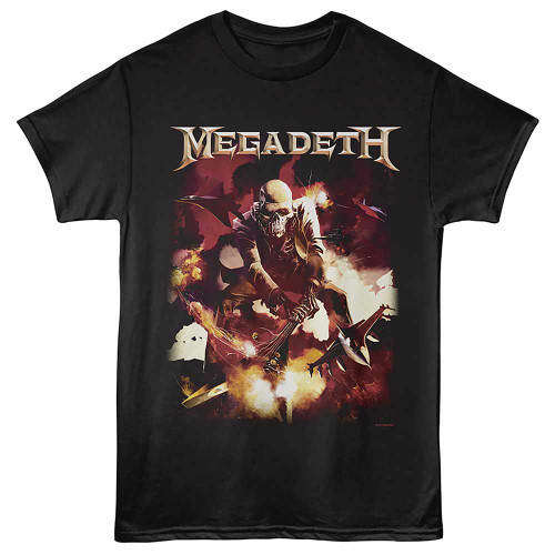 Megadeth Guitar Smash Black T-Shirt