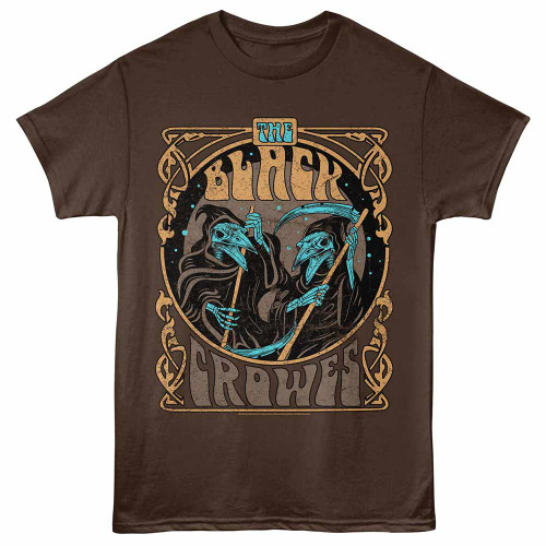 The Black Crowes Reaper Crows Dark Chocolate T-Shirt