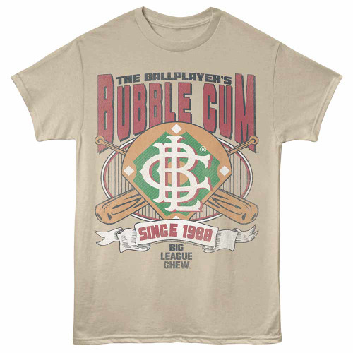 Big League Chew Ballplayers Crest Sand T-Shirt