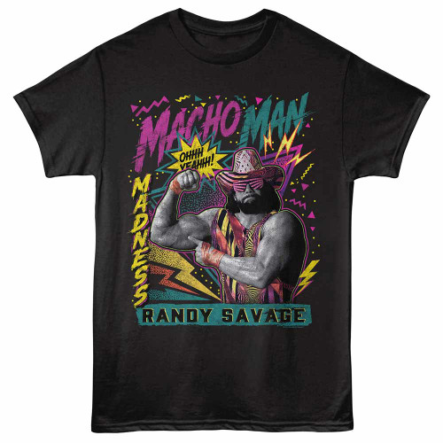Macho Man Madness Black T-Shirt