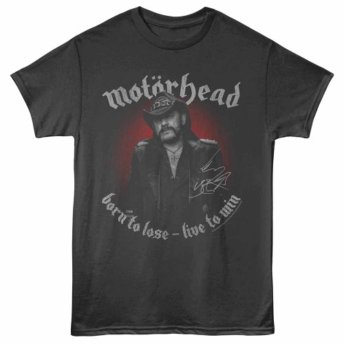 Motorhead Lemmy Born to Lose Smoke T-Shirt