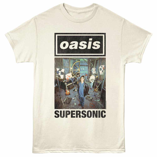 Oasis Supersonic Natural T-Shirt