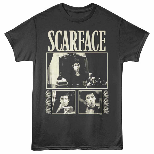 Scarface 3 Photo Rose Alt Smoke T-Shirt