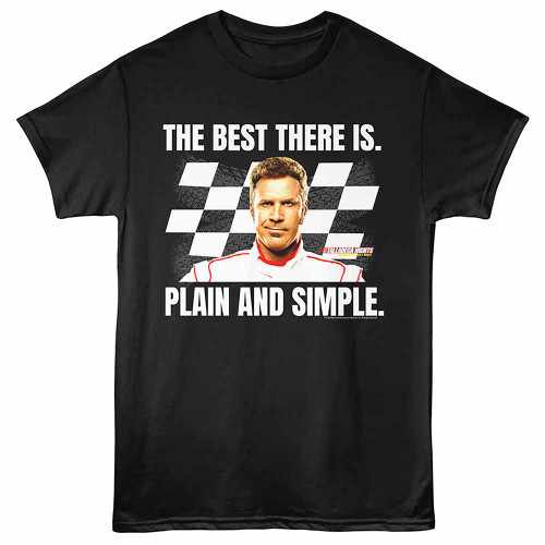 Talladega Nights Simple Black T-Shirt