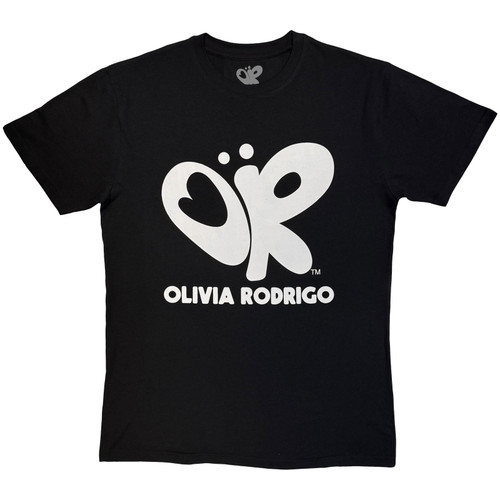 Olivia Rodrigo Unisex T-Shirt Logo Mono (Black)