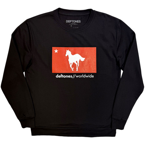 Deftones Unisex Sweatshirt Star & Pony (Black)