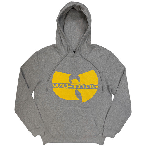 Wu-Tang Clan Unisex Pullover Hoodie Sweatshirt Logo (Grey)