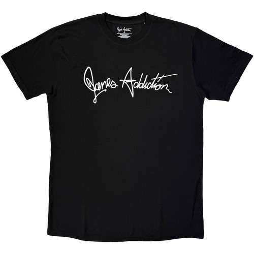 Jane's Addiction Unisex T-Shirt Logo Mono (Black)