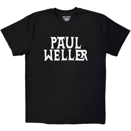 Paul Weller The Jam Unisex T-Shirt Logo Mono (Black)