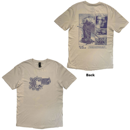Chiodos Unisex T-Shirt AWTEW Album Art (Natural) (Back Print)
