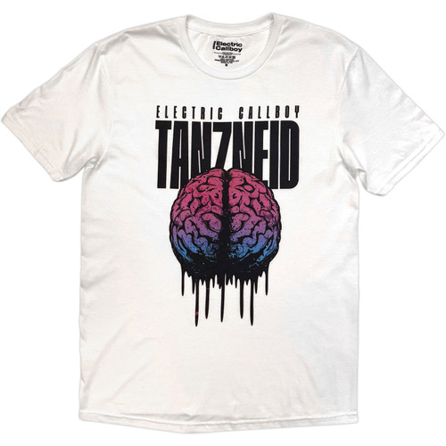 Electric Callboy Unisex T-Shirt Tanzneid Melting Brain (White)