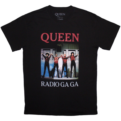 Queen Unisex T-Shirt Radio Ga Ga (Black)