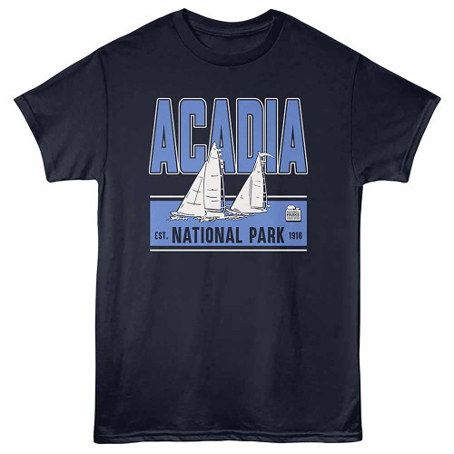 Acadia Sail Acadia Navy T-Shirt