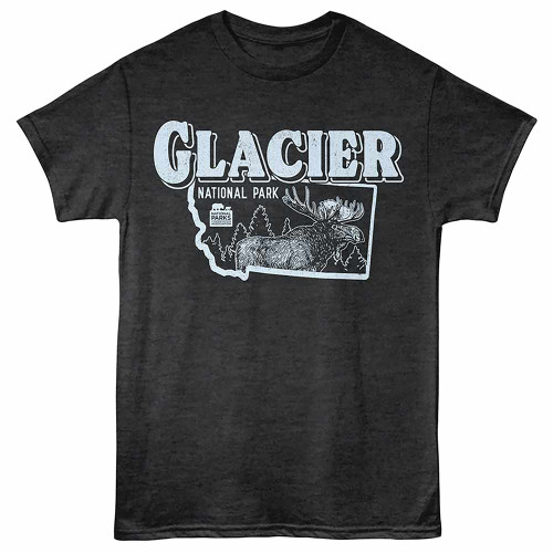 Glacier NP Black Heather T-Shirt
