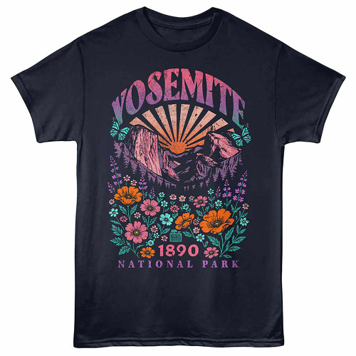Yosemite Color Navy T-Shirt