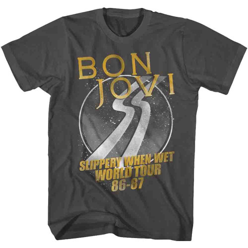 Bon Jovi World Tour Smoke Adult T-Shirt