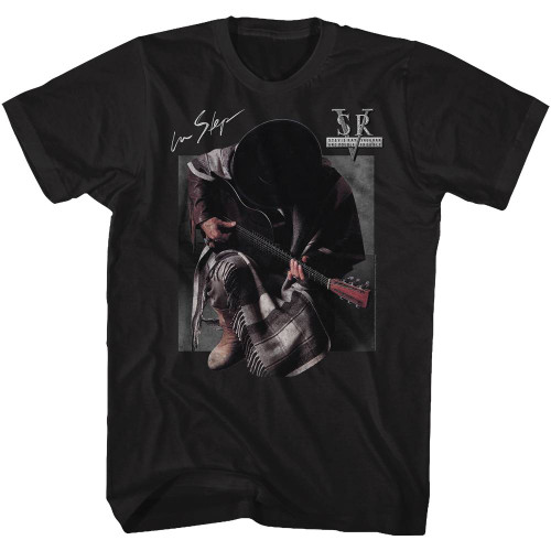 Stevie Ray Vaughan Live Alive Tour Black Adult T-Shirt