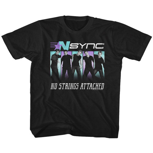 NSYNC No Strings Black Toddler T-Shirt