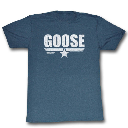 Top Gun Goose Navy Heather Adult T-Shirt