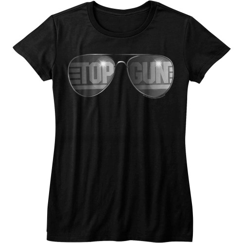 Top Gun Top Shades Black Junior Women's T-Shirt