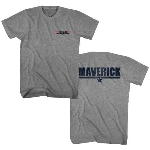 Top Gun Maverick Graphite Heather Adult T-Shirt