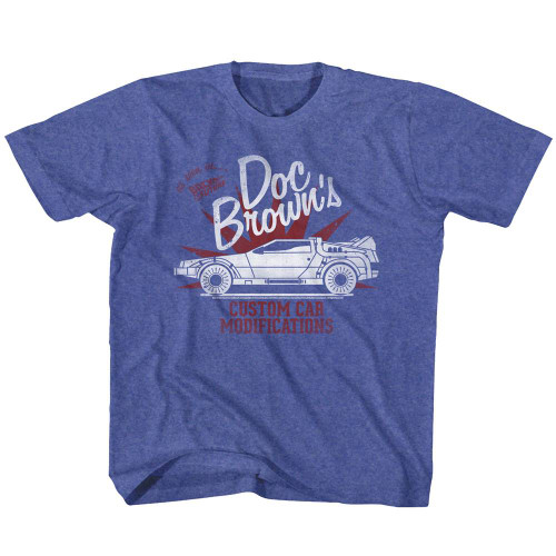 Back to the Future Doc Brown's Vintage Royal Todder T-Shirt
