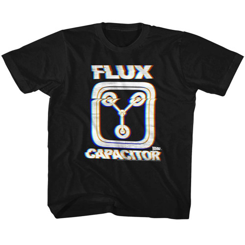 Back to the Future Flux Black Children's T-Shirt
