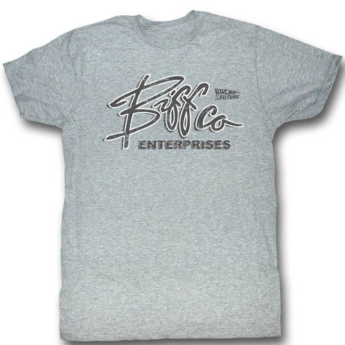 Back to the Future Biff Co. Gray Adult T-Shirt