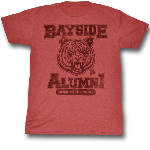 Saved by the Bell Bayside Alumni Red Heather T-Shirt