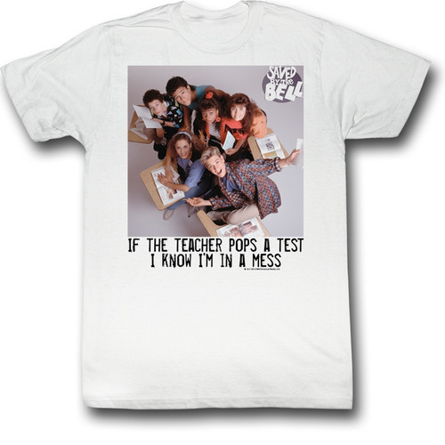 Saved by the Bell In A Mess White T-Shirt