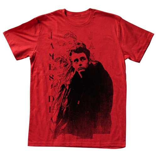 James Dean College Dean Red Adult T-Shirt