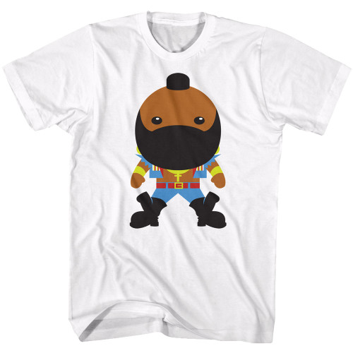 Mr. T Bubble T White Adult T-Shirt