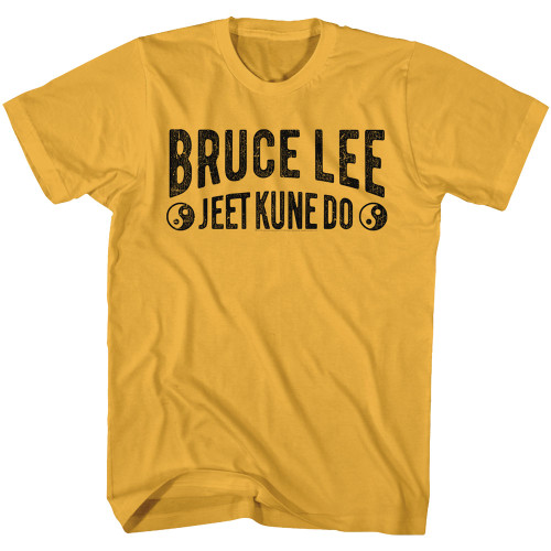 Bruce Lee Jeet Kune Do Text Ginger Adult T-Shirt