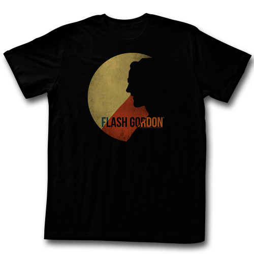 Flash Gordon Moon Of Firgia Black Adult T-Shirt