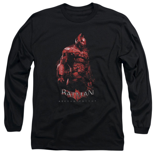 Batman Arkham Knight Knight Black Adult Long Sleeve T-Shirt