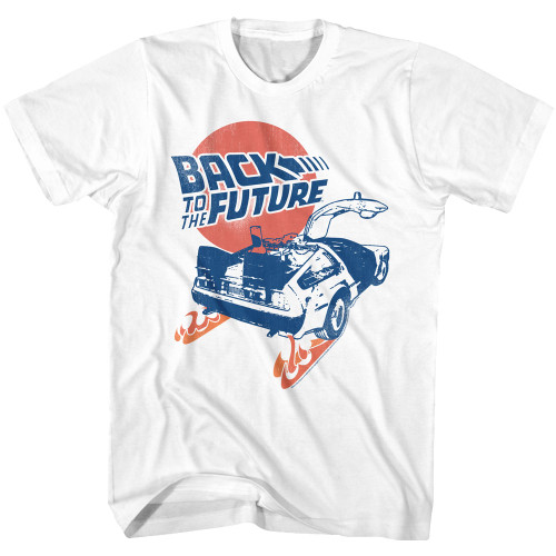 Back To The Future BTTF White T-Shirt