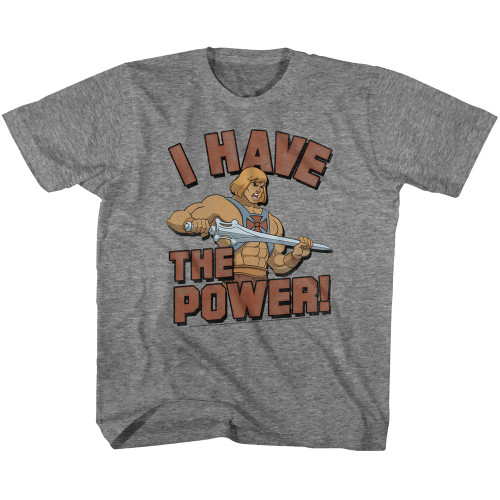 Masters Of The Universe The Power Graphite Heather Toddler T-Shirt